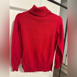 Karen Scott red turtleneck sweater